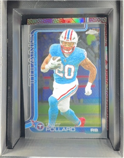 2025 Topps Chrome #290 Tony Pollard — front