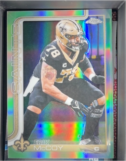 2025 Topps Chrome #223 Erik McCoy — front