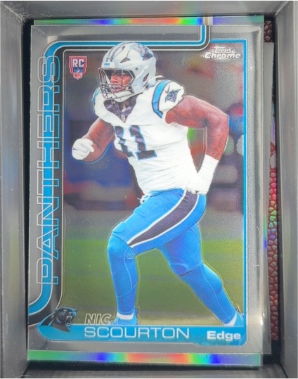 2025 Topps Chrome #353 Nic Scourton — front