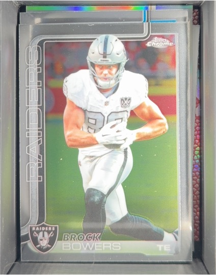 2025 Topps Chrome #178 Brock Bowers — front