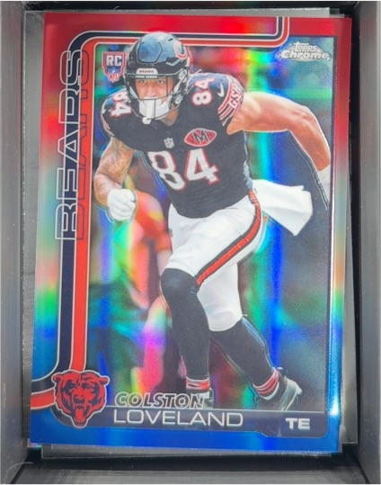 2025 Topps Chrome #345 Colston Loveland — front