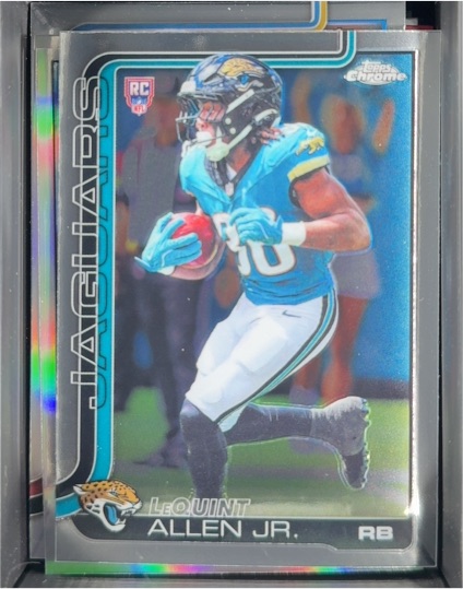 2025 Topps Chrome #384 LeQuint Allen Jr. — front
