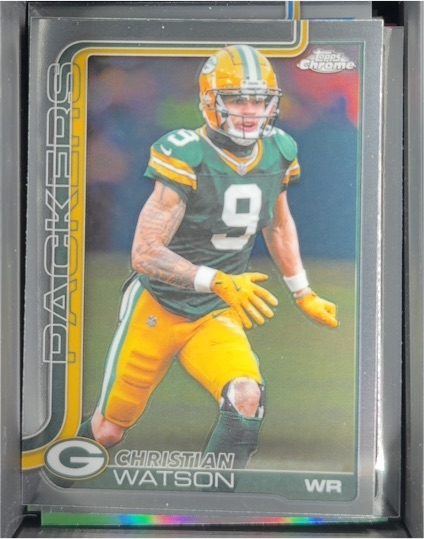 2025 Topps Chrome #112 Christian Watson — front