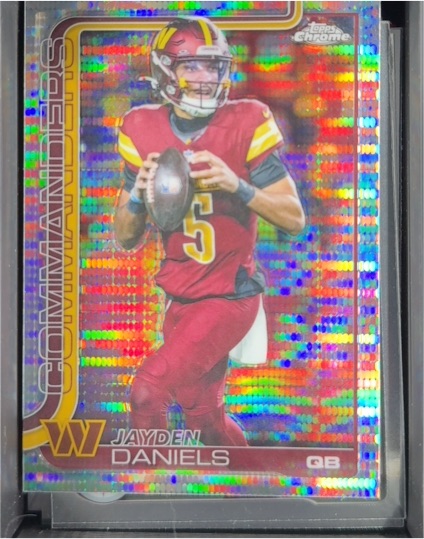 2025 Topps Chrome #295 Jayden Daniels — front