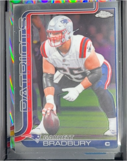 2025 Topps Chrome #212 Garrett Bradbury — front
