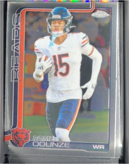 2025 Topps Chrome #49 Rome Odunze — front