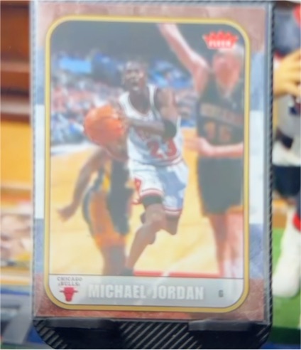 2007 Fleer #8 Michael Jordan — front