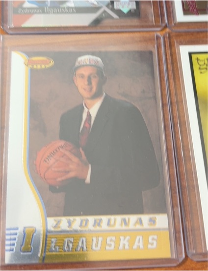 1996-97 Bowman's Best #R25 Zydrunas Ilgauskas — front