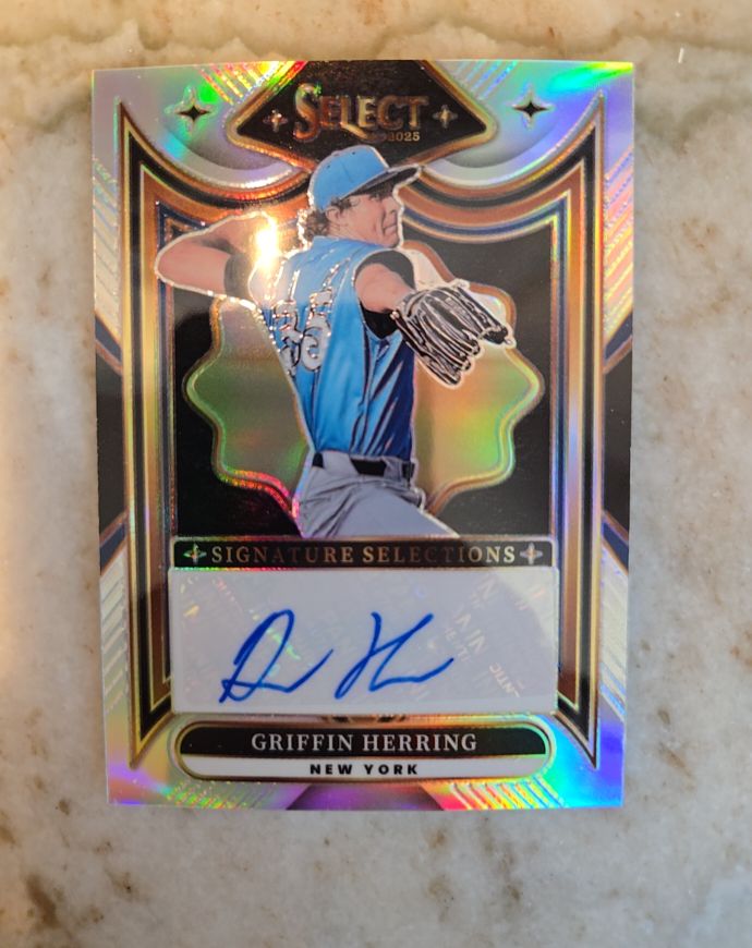 2025 Panini Select Signature Selections #SS-GH Griffin Herring — front