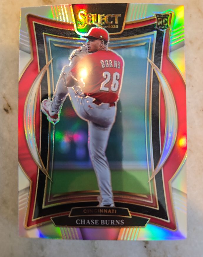 2025 Panini Select #94 Chase Burns RC — front