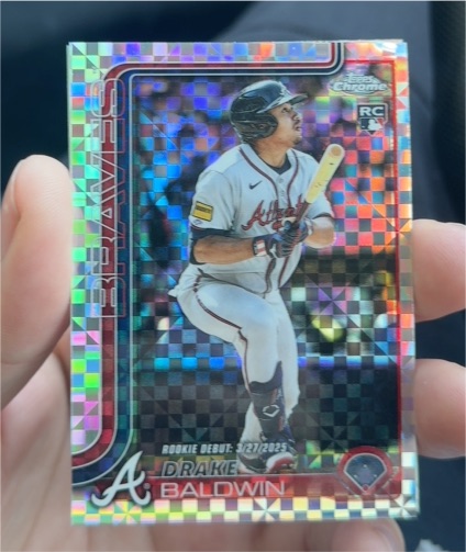 2025 Topps Chrome Update #USC88 Drake Baldwin — front