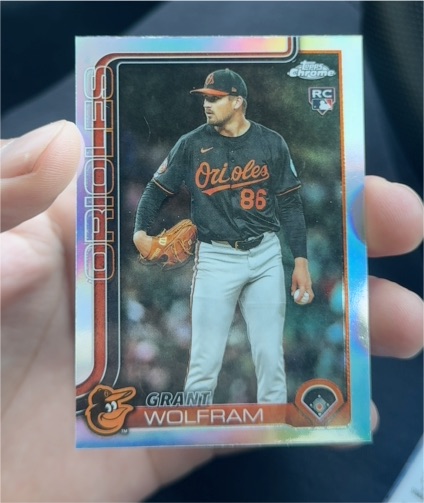 2025 Topps Chrome Update #USC31 Grant Wolfram — front