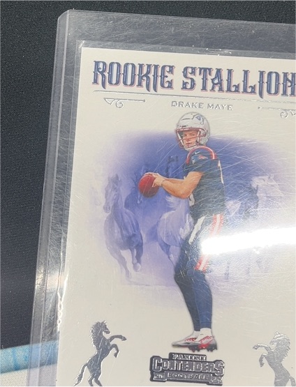 2024 Panini Contenders Rookie Stallions #4 Drake Maye — front
