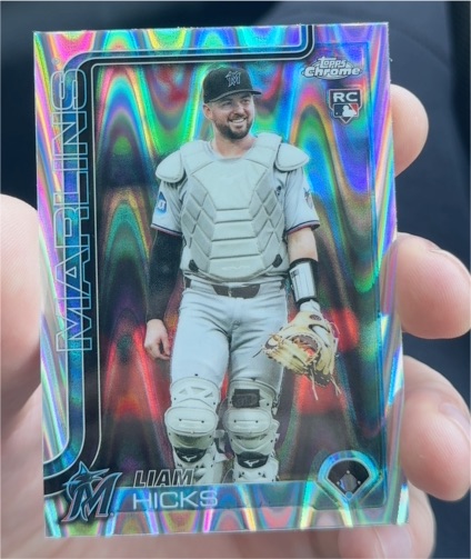 2025 Topps Chrome Update #USC86 Liam Hicks — front