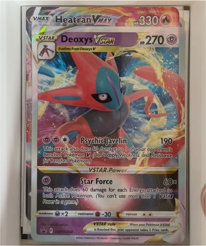 2022 Pokémon SWSH268 Deoxys VSTAR — front