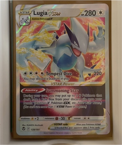 2022 Pokémon TCG Silver Tempest #139 Lugia VSTAR — front