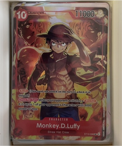 2022 One Piece Card Game #ST10-006 Monkey.D.Luffy — front