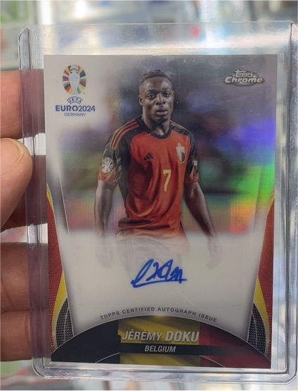 2024 Topps Chrome UEFA Euro #CA-JD Jérémy Doku — front