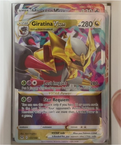 2022 Pokémon SWSH11: Lost Origin #131 Giratina VSTAR — front