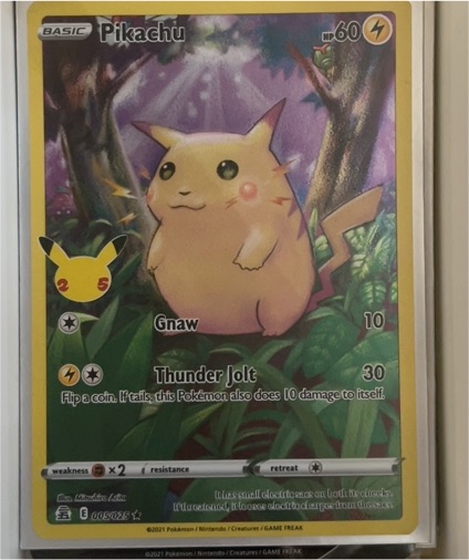 2021 Pokémon Celebrations #005 Pikachu — front