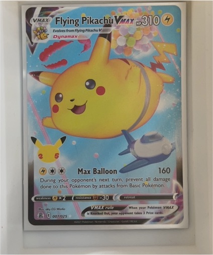2021 Pokemon Celebrations #007 Flying Pikachu VMAX — front