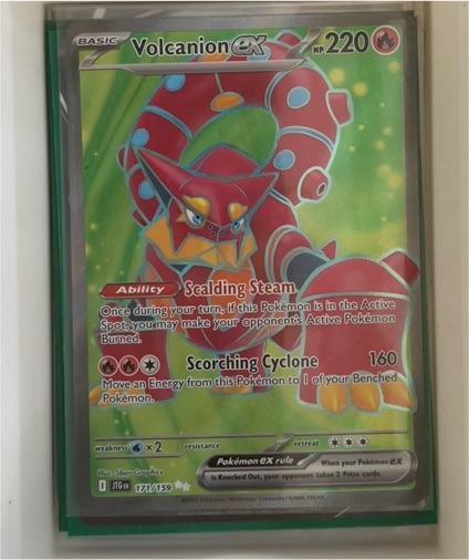 2015 Pokémon SV09 #171 Volcanion ex — front