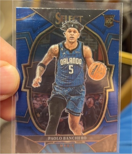 2022-23 Panini Select #72 Paolo Banchero Concourse Blue Rookie — front