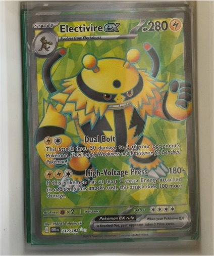 2025 Pokémon SV10: Destined Rivals #212 Electivire ex — front
