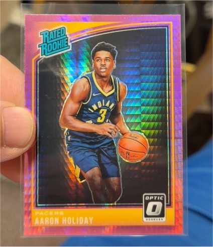 2018-19 Panini Donruss Optic #176 Aaron Holiday — front