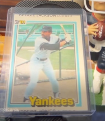1981 Donruss #348 Reggie Jackson — front