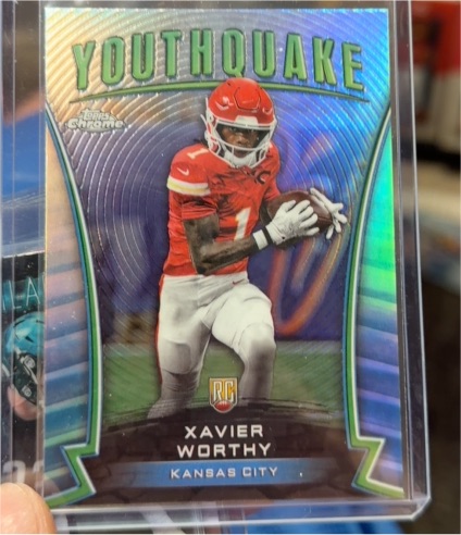 2024 Topps Chrome #Y-18 Xavier Worthy — front