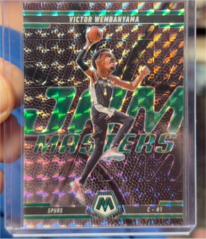 2024-25 Panini Mosaic #4 Victor Wembanyama Jam Masters — front