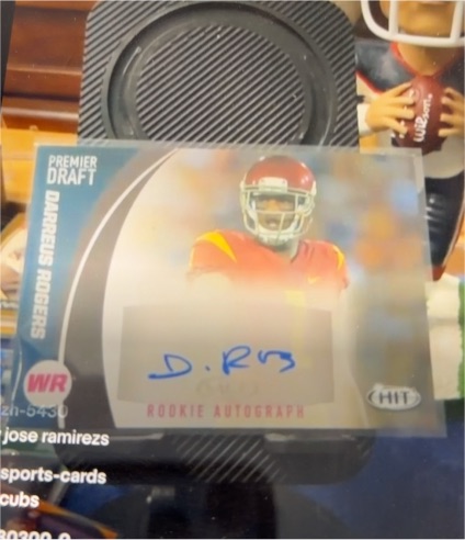 2017 Sage Hit Premier Draft #A27 Darreus Rogers — front