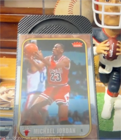 2007-08 Fleer #6 Michael Jordan — front