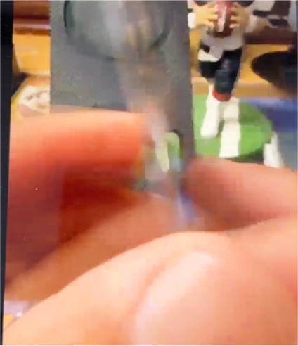 McFarlane Tom Brady Figure Tuck Rule Game Photo — front
