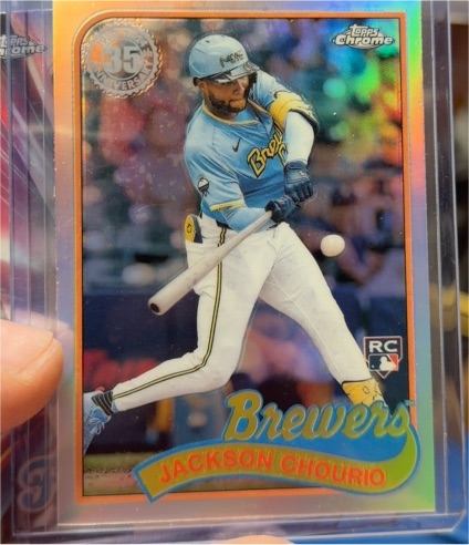 2024 Topps Chrome Update #89CU-4 Jackson Chourio — front