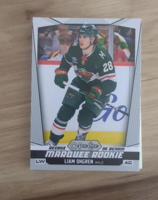 2024-25 O-Pee-Chee #576 Liam Ohgren Marquee Rookie — front