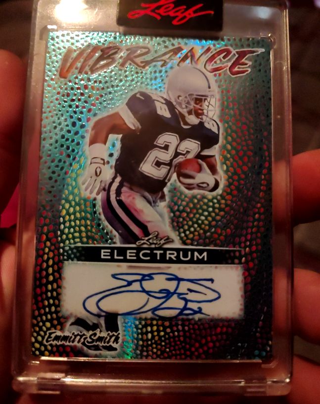 2025 Leaf Electrum Vibrance #Vibrance Emmitt Smith — front