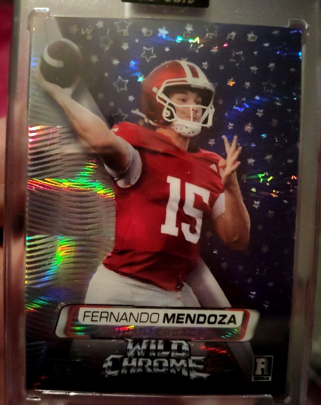 2026 Wild Card Wild Chrome #15 Fernando Mendoza — front