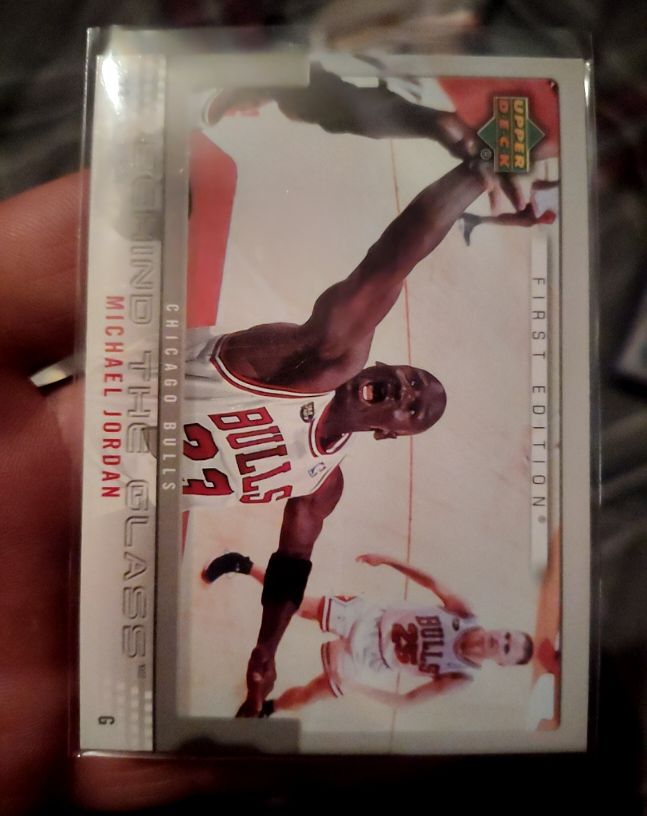 2007-08 Upper Deck First Edition #BG-MJ Michael Jordan Behind the Glass — front