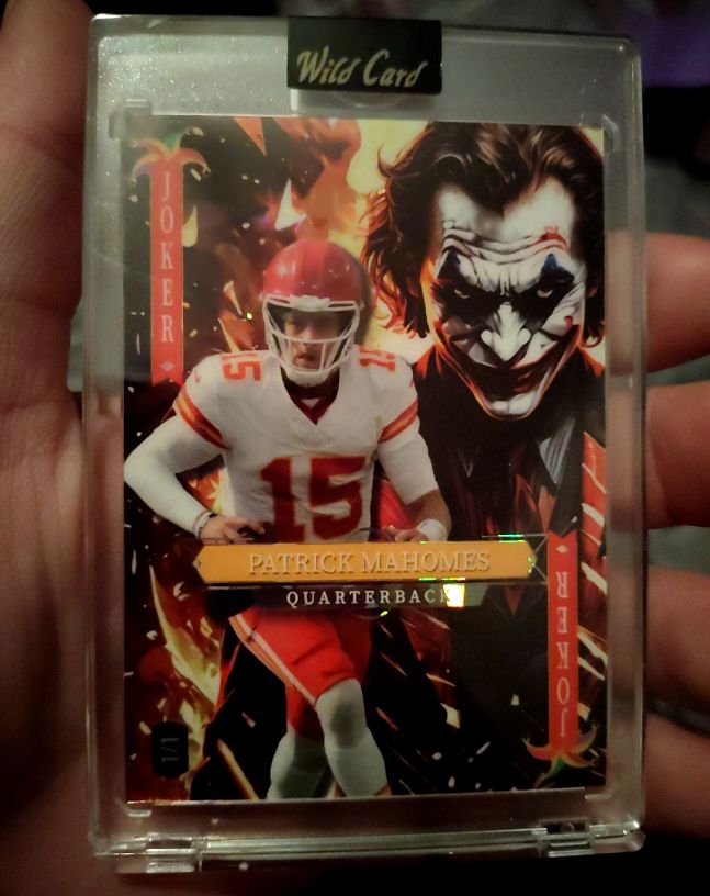 2025 Wild Card Jokers Wild #Joker Patrick Mahomes — front
