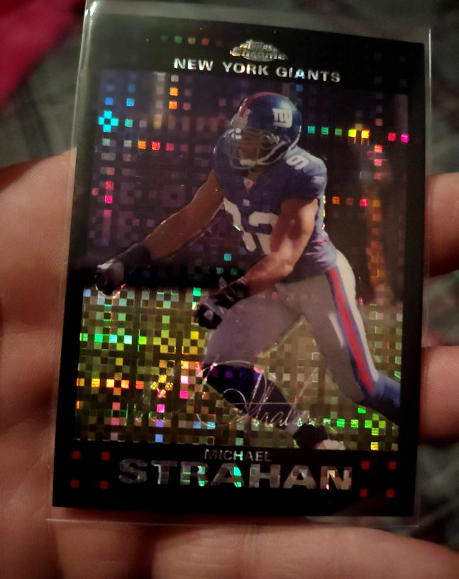 2007 Topps Chrome #TC149 Michael Strahan — front