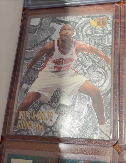 1995-96 Fleer Metal #210 Nuts & Bolts Grant Hill — front