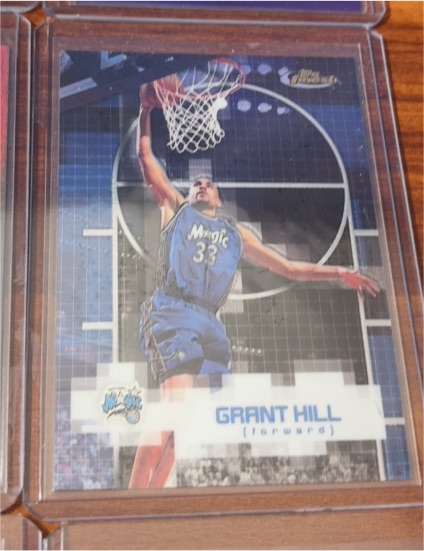 2000-01 Topps Finest #33 Grant Hill — front