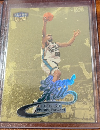 1998-99 Fleer Ultra #79G Grant Hill Gold Medallion — front