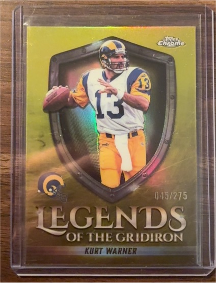2025 Topps Chrome #LOG-1 Kurt Warner — front