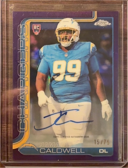 2025 Topps Chrome #RRA-JCA Jamaree Caldwell — front