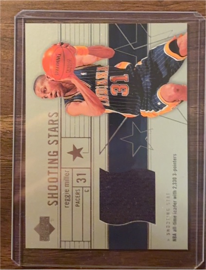 2003-04 Upper Deck Shooting Stars #SS-RM Reggie Miller — front