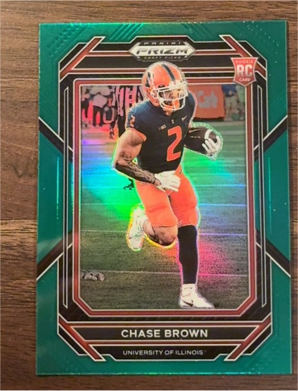 2023 Panini Prizm Draft Picks #118 Chase Brown — front