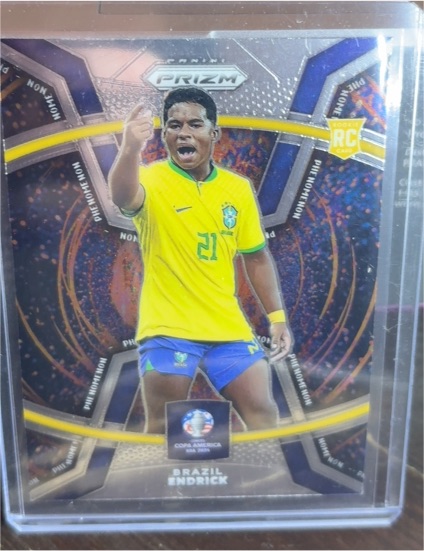 2024 Panini Prizm Copa America #25 Endrick Phenomenon Rookie Card — front